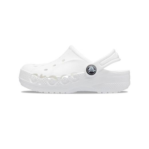 Crocs Bey Shoes de cueva para niños para niños y niñas Bolsas para al aire libre zapatillas y zapatillas/zapatillas/207013/207012 White-100 35 (215 mm)