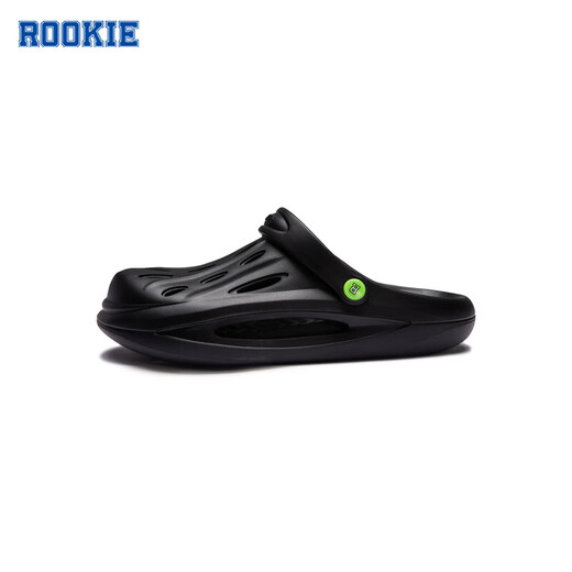 ROOKIE children's shoes, boys' and girls' clogs, summer new children's shoes, including replaceable midsoles, casual sandals, black 40 41, suitable for feet 25-25.5cm long
