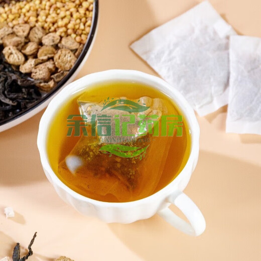 [Vente directe officielle] Pékin Tongrentang Qingqianliu Corn Skin Puerraria Mulberry Leaf Thé avec thé de sucre Jiang Hyperglycemia Type 2 Diabetes Food 1 Box Basic Pack 40 petits sacs