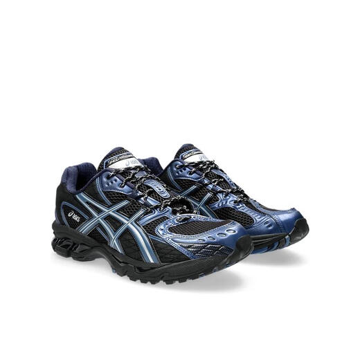 Asics ASICS wear-resistant sneakers men's fashion black and blue running shoes 1203A543-002 black 40.5