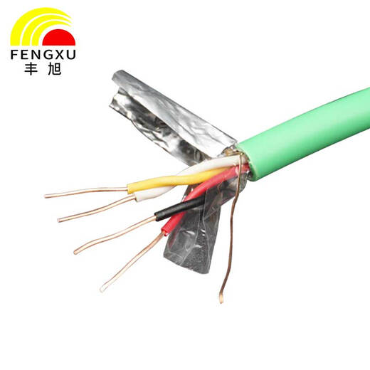 Fengxu KNX/EIB BUS EIB-BUS2*2*0.8 Kommunikationsbuskabel Leuchtensteuerungsdraht intelligenter Schalter Steuerkabel Grüne 200 Meter