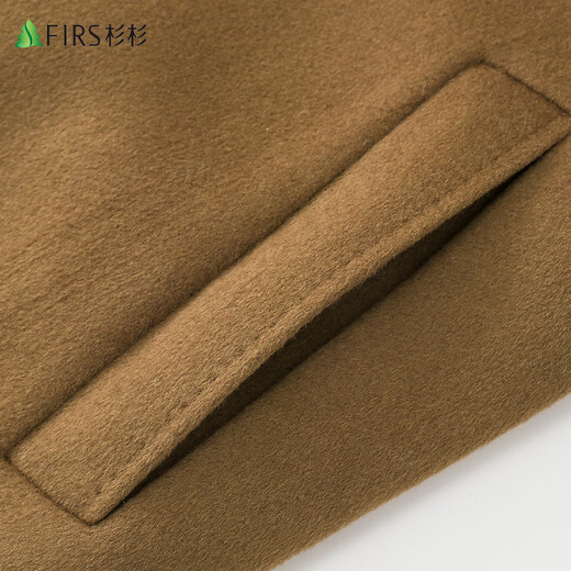 Shanshan 100% wool double-sided woolen coat men's autumn and winter mid-length casual woolen windbreaker woolen work coat for men