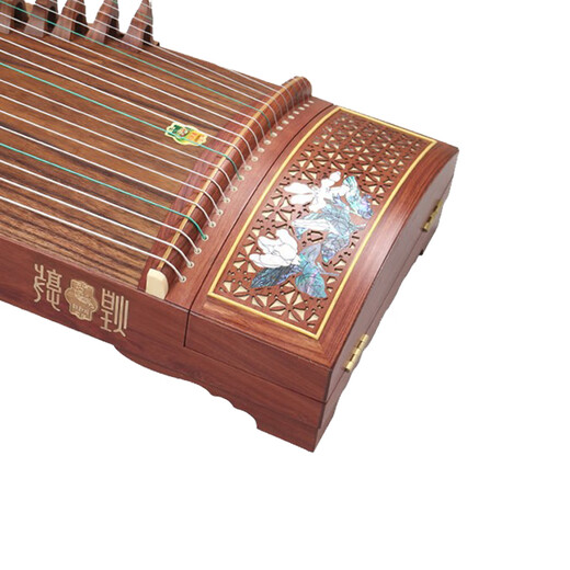 Dunhuang Guzheng 694dq Doble grúa chaoyang Cadena para principiantes Piano Instrumento musical introductorio de niños para adultos 20694ml Qingfang Siyi (Dale un conjunto completo de accesorios)