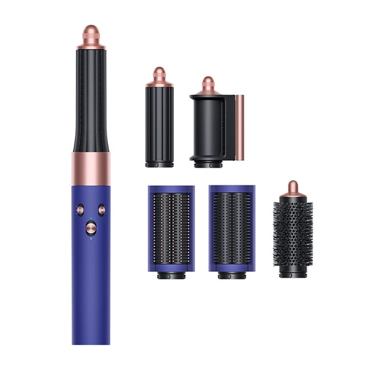 Dyson (DYSON) Dyson's new generation HS05 multi-function anti-fly hair salon curling rod hair straightener electric coil new overseas version HS05 vinyl flower blue universal version 1mm