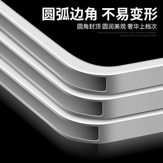 桐汝壁专用于19-25款别克车牌架框新交规牌照架蓝牌绿牌汽车牌照框架 磨砂银1套装+双层内轨道+安装配 GL8 652T陆上653T陆尊ES/艾
