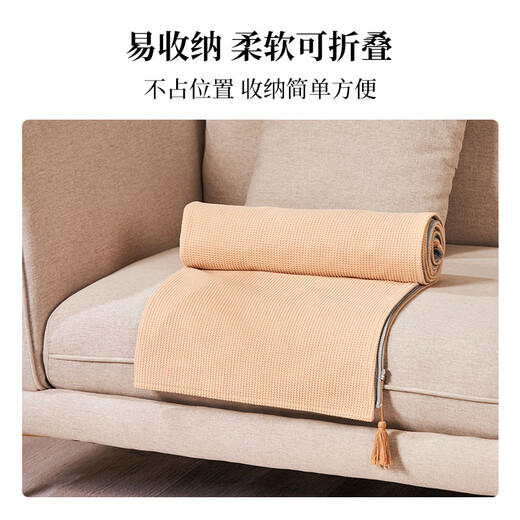 Seiki Ishizaki Electric Heating Blanket Heating Warming Shawl USB Washable Leg Cover Shawl Outdoor Home Office Khaki Apricot (1w mAh power bank + gift bag model) 1