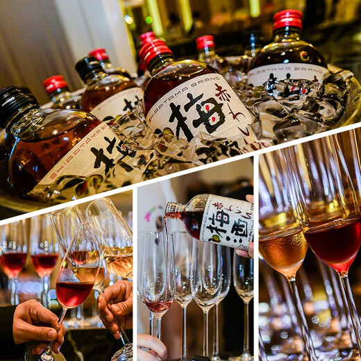 AKASHI official flag Japanese original bottle imported fruit wine AKASHI Akashi Wine Green Plum Wine 500mL 1 bottle