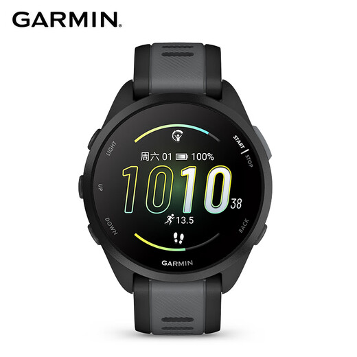 Garmin Forerunner165 Herzfrequenz Blut Sauerstoff Multi-Sterne-Positionierung Outdoor Sports Smart Watch Musikversion Extreme Nacht Schwarz
