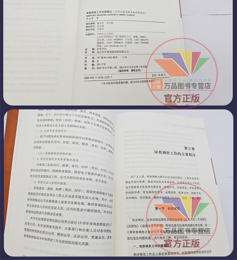 【直配自营】2023新书 审查调查工作实务概论 新时代纪法思维系列丛书 李如君 著 中国方正出版社 978751741 12397
