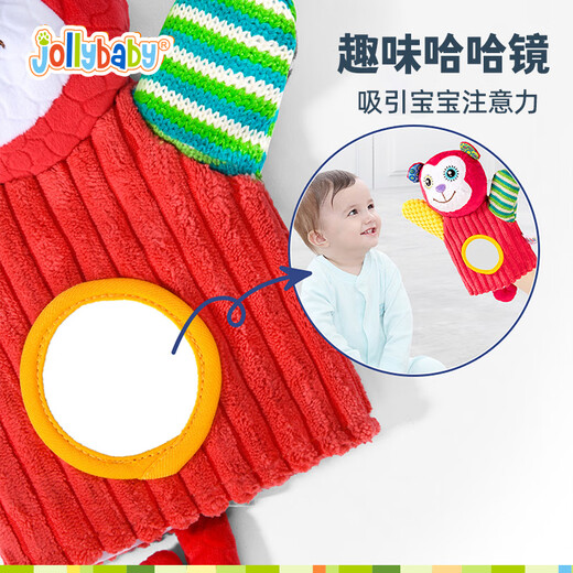 jollybaby baby toy hand puppet to comfort baby plush finger doll animal glove puppet monkey hand puppet