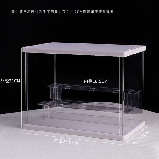 Boîte d'affichage POP MART BOX BOX BOX Afficher Cabine d'affichage en acrylique Boîte d'affichage transparent grand plafond avec échelle à trois couches 6636dt