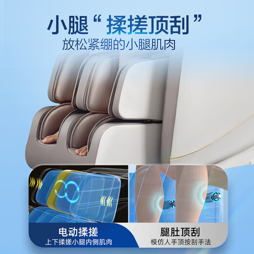 RONGTAI Massage Chair Home Full Body Massage Luxury Space Capsule 2025 Top Ten Brand Massage Gifts for Parents Birthday Gifts National Subsidy S56 Gray Brown