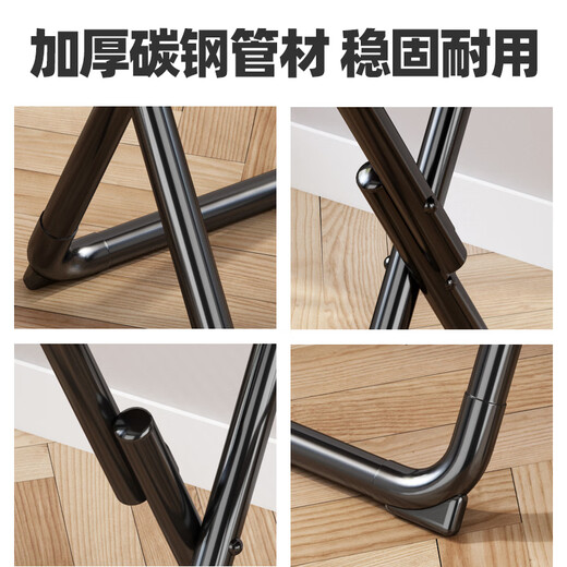 Warner new folding computer desk home learning simple desk office portable small table bgz811 walnut color 60*40