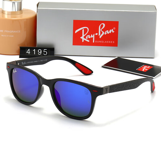 
Ray.Ban 2023 European and American men and women polarized sunglasses fashion trend travel vacation sunglasses Mens sunglasses black frame black gray film