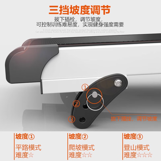 McGordon Rehabilitation Treadmill Home Walking Machine for Middle-aged and Elderly People Fitness Recovery Equipment Limb Training Safety Walking Machine Plug-in Model Equipped with Safety Assist Belt