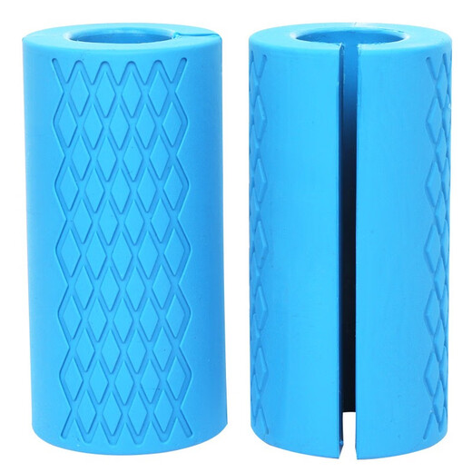 Montojia Silicone Dumbbell Grip Barbell Thick Grip Set Kettlebell Gym Equipment Mechanical Bar Front Arm Grip Blue 10cm