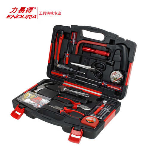 ENDURA Juego completo de herramientas de reparación de automóviles de 136 piezas, juego de herramientas manuales E1223, juego de utensilio doméstico E1105 (20 piezas)
