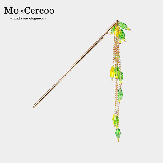 Cercoo Bamboo Series Customized Handmade Tassel Hairpin Butterfly Ancient Style Ball Hairpin Hairpin as a Gift for Your Girlfriend