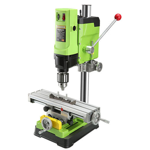Household multifunctional 13mm precision high-speed micro mini bench drill drill machine electric milling machine beads making tool 680W bench drill + luxury workbench + flat nose pliers