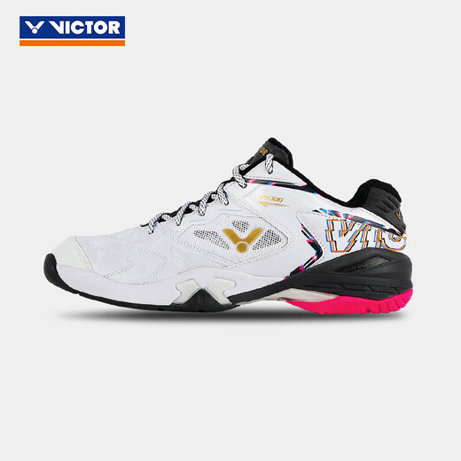 
Victor (VICTOR) Victory Badminton Shoes Men and Women Lightweight Sports Shoes Light Breathable Training Wear-resistant High Elastic Breathable Resistant P9200-AH Bright White [High-end Model] 40.5 (260mm)