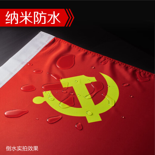 USTED (UHOO) Bandera de fiesta impermeable, lluvia y resistencia al sol, bandera de fiesta china, bandera de fiesta No. 5, 1 bandera/paquete, No. 5 64*96cm 6189