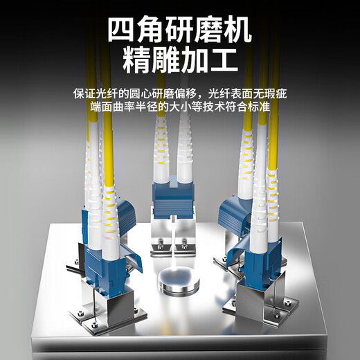
Value meter Fiber jumper Telecommunications grade LC-LC single-mode dual-core Low smoke halogen-free environmentally friendly fiber cable Home fiber cable Transceiver tail fiber 25 meters ZLG1-LCLC25