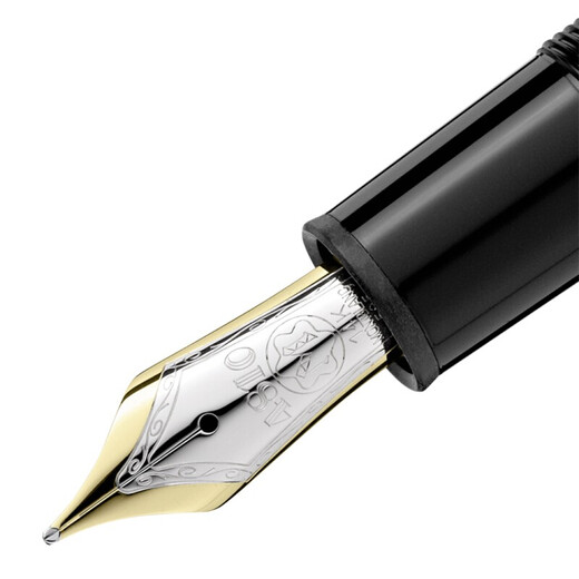 万宝龙（MONTBLANC）男士镀金钢笔大班系列146钢笔活塞墨水笔 13660/132459 金色 F尖