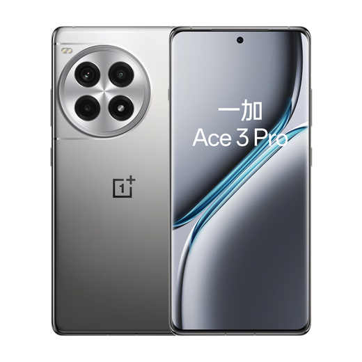 OnePlus Ace 3 Pro 16 GB+512 GB Titanium Air Mirror Silver Silver Generation Snapdragon 8 Flaggschiff -Chip Glacier Battery National Subvention Oppo Smart Game 5G Handy