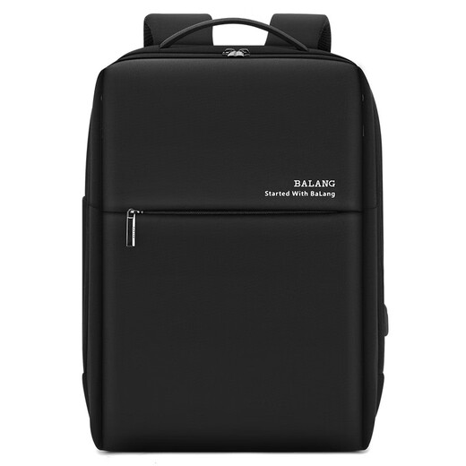 Barang Backpack Men's Backpack Casual Simple Three-dimensional Business Travel Large Capacity Computer Bag College Student Bag Athens Black Travel Edition Large