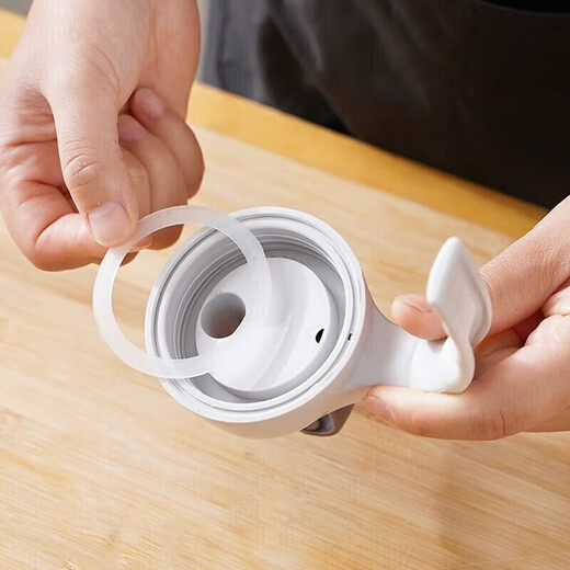 Jingdie Oil Pot Automatic Opening and Closing Oil Bottle Kitchen Glass Oil Jar Vinegar Pot Soy Sauce Bottle Leak-proof and Moisture-proof Oil Pour Large Capacity Glass Oil Pot - Single Pack 630ml