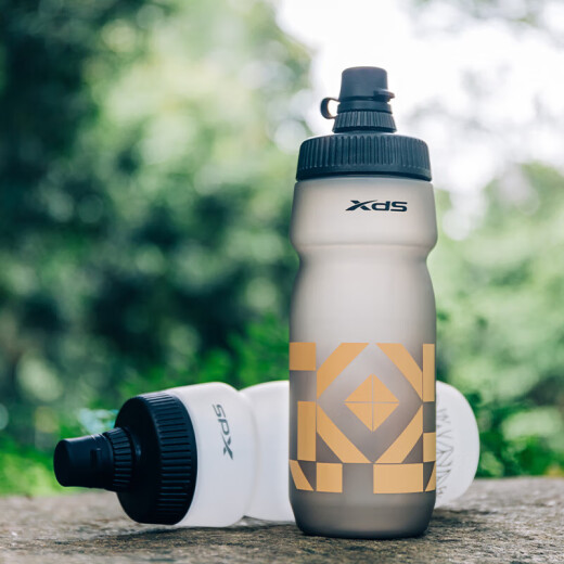 Xidesheng (XDS) Xidesheng Sports Kettle JT-WB230 Capacidad de equipos de conducción al aire libre 700 ml de gris oscuro a cuadros