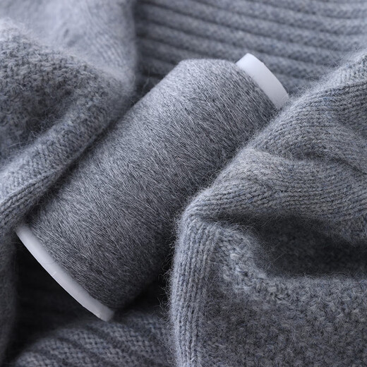 GJXBP100%特级羊绒线手工编织纯山羊绒线机织中细羊毛线围巾抗起球 浅绿色8033果绿色(买一两送一两)