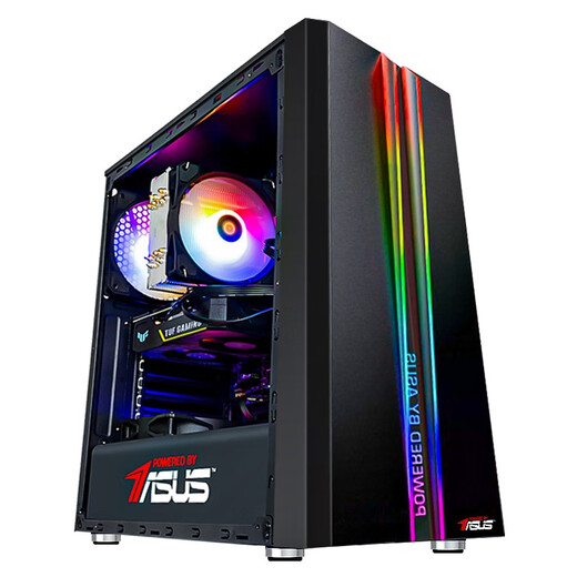 ASUS 11th generation Core i5 11400F/1660S/3050/3060/5060 online game entertainment home design desktop computer assembly computer host DIY complete machine configuration one i5 11400F+GTX1050Ti 4G