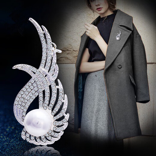 Ancient brooch, high-end women's light luxury corsage gift box, exquisite niche pin, silk scarf buckle, birthday gift for women, practical T319 five brooch set box