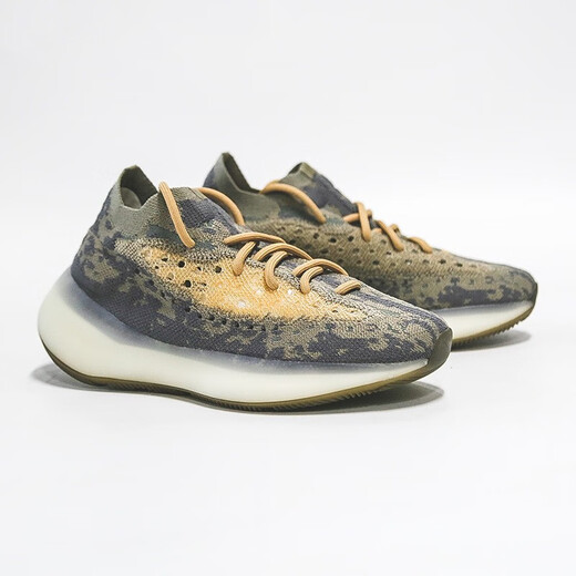 阿迪达斯 （adidas）男女鞋 Yeezy Boost 380 Alien 椰子跑步休闲鞋 FX9764 灰棕满天星 40.5