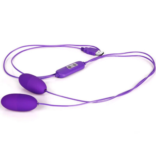 Yuji Sexy Vibrator USB Vibrator Directly Plugged into Mobile Phone Charging Waterproof Strong Shock Frequency Conversion Female Masturbator Stimulates Adult Sex Toys USB Single Vibrator Purple