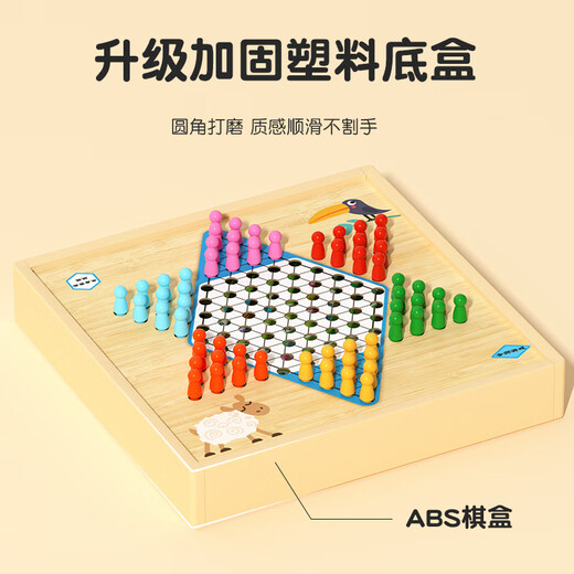 Xiaomu Yigozi Schachflieger Checkers Multifunktionales Schachbrett Kinderpädagogische Spielzeug Multifunktional Schachbrett Tabletop Game Collection Multifunktionales Schachbrett (4 in 1)