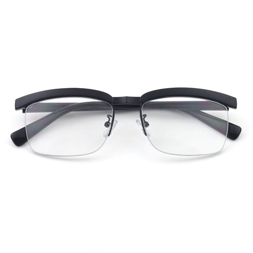 Sisyphus radiation-proof blue-light flat mirror Tom Hardy's same style big-face glasses men's color-changing computer eye protection myopia frame fat handsome black frame transparent film customized 1.56 radiation-proof aspheric myopia left and right eyes 200 degrees