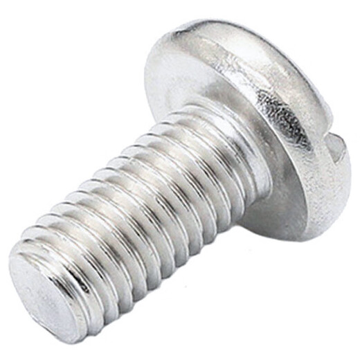 Hethdigg JG-686 304 stainless steel single-slot disc head screws Slotted semi-circular head screws GB67 M5-0.8*6 (150 pieces)