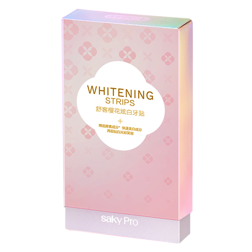 Shuke bright white tooth patch cleaning teeth stains white teeth light sense white teeth white teeth teeth 1 box 14 pairs 28 mount Sakura tooth patch