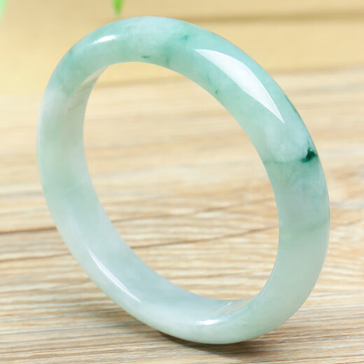 Returning to the 11.11 Carnival with Heart Ginseng Jade Jade Floating Flower Bracelet Women’s Waxy Ice Burmese Old Pit Jade Bracelet A-grade Jade Bracelet