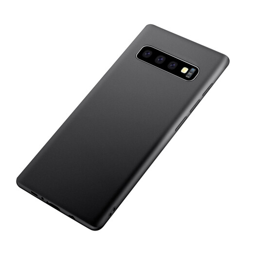 
Freeson is suitable for Samsung S10+ mobile phone case protection case, lightweight and full-inclusive anti-fall frosted soft shell, black