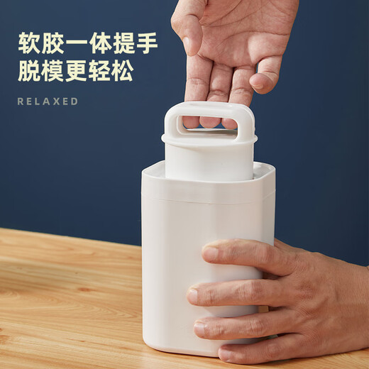 RYBACK whiskey ice ball mold transparent bubble-free large ice ball ice maker ice cube mold round spherical silicone ice tray transparent ice ball ice maker