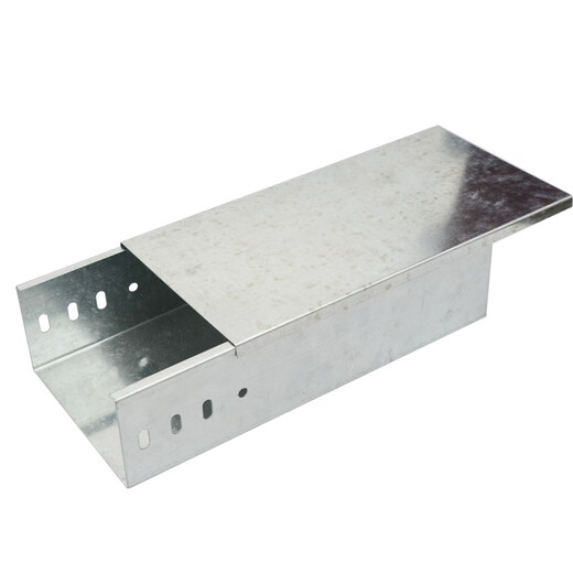 HKNA customized galvanized cable tray fireproof metal trunking stainless steel 200 slot box trough ladder type spray-coated galvanized 100*50*1.2