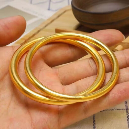 Shixiang Old Phoenix Gold Store Gold 9 Ancient Method Gold Bracelet Ancient Rhythm Inheritance Bracelet Solid and versatile Golden Marriage 56 Inner Diameter Suitable for 80-90 Jin [Jin equals 0.5 kg] Wear 30g counter for 15688 loss