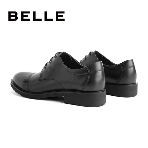 Belle Commuting Business Leather Shoes Men's Autumn Genuine Leather Derby Shoes Commuting Formal Shoes 3UX01CM5 Pre-sale Black-3UX01 41 (255mm)