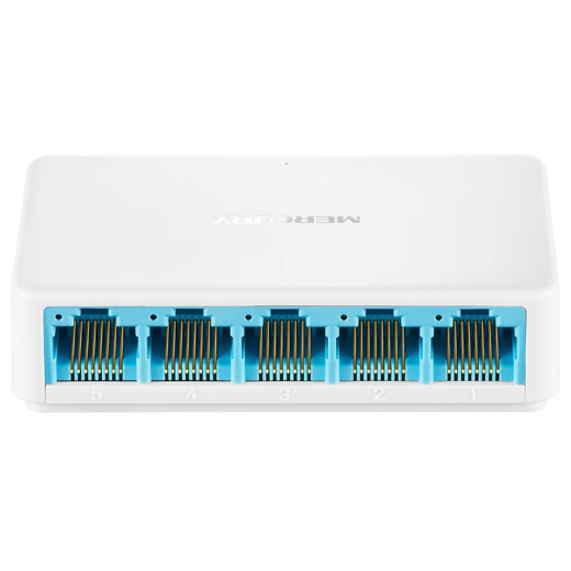 Mercury (MERCURY) SG105C 5-port Gigabit switch 4-port network cable network splitter home dormitory monitoring splitter compatible with 100M