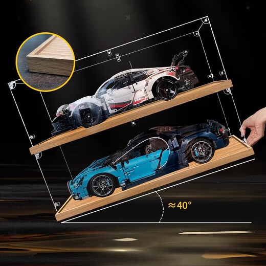 Lingzhi customized figure acrylic transparent display box suitable for Gundam model Lego toy storage box building block dust cover (inner size) 25*25*50CM (height)