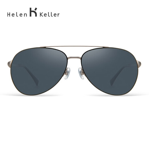 Helen Keller (HELENKELLER) polarized sunglasses classic pilot style sunglasses men's outdoor sun protection driving sunglasses H8765N19