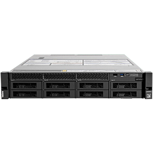 联想信创服务器海光SR658H/SR658HV2 【机架】2U Deepseek图形工作站GPU计算存储服务器定制 SR658H V2 2*海光7375 64核2.0 512G/960G*2+8T*4